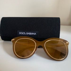 Authentic Dolce & Gabbana CatEye Mirror Sunglasses